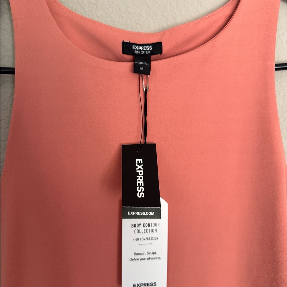 Express Peach Sleeveless Blouse